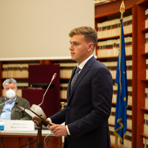 Francesco Catanzariti, studente all'Università Bocconi e residente a Castelbarco