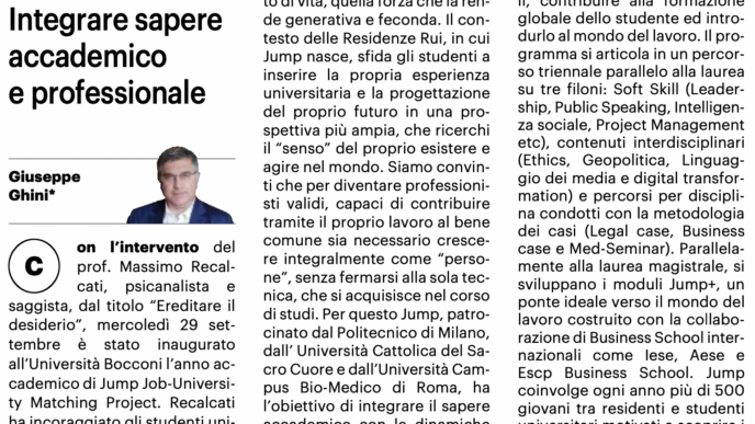 Integrare sapere accademico e professionale